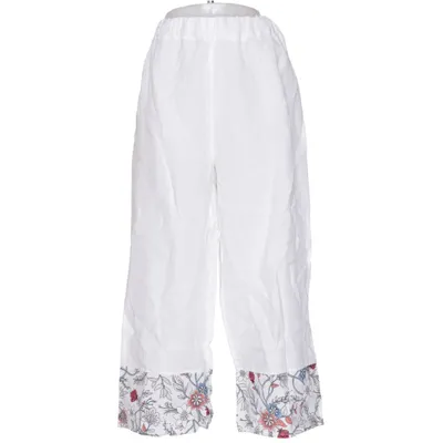 Pantalon patte d'éléphant (Blanc, Multicolore) de Elitzia Lin