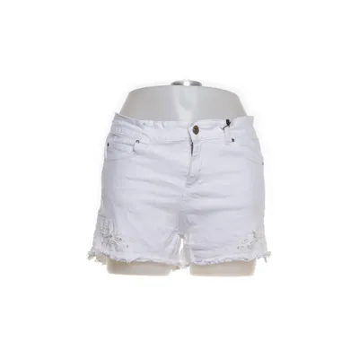 Short en jean (Blanc) de Trend One Young Coton, Élasthane