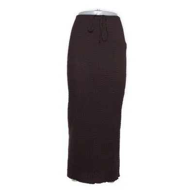 Maxi skirt (Brown) from Zara Elastane, Polyester