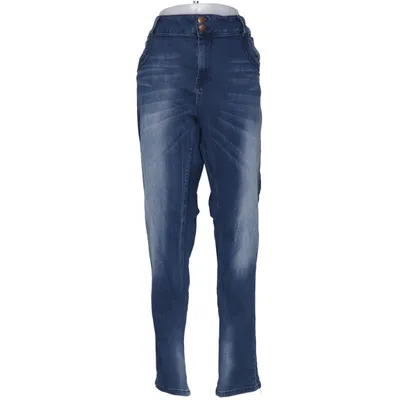 Spijkerbroek (Sanna) van Denim Identity by Zizzi Katoen, Elastaan