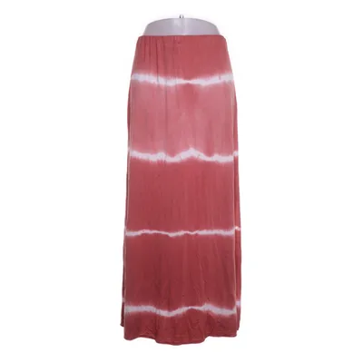 Maxirock (Rot, Weiß) Viskose, Polyester
