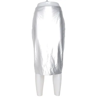 Skirt (Silver) from Splash Elastane, Polyester, Viscose