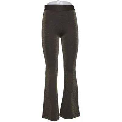 Bukser (Brun, Guld) fra Crep Elastan, Viscose