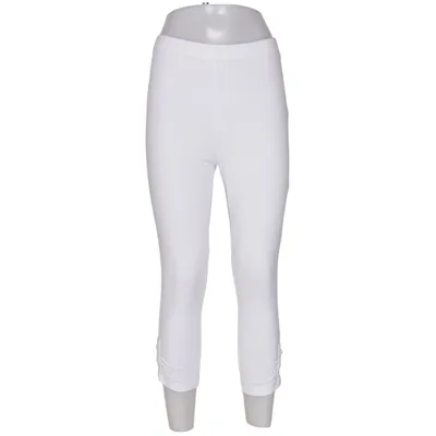 Three-quarter pants (White) from Bonita Cotton, Elastane
