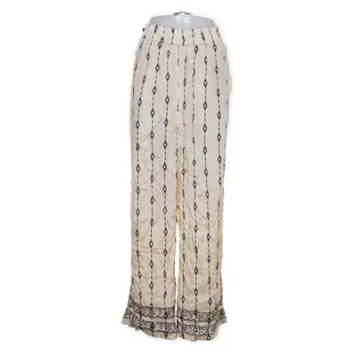 Palazzobukser (Beige, Sort) fra Indiska Polyester, Viscose