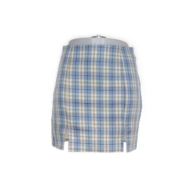Skirt (Blue, Multicolored) from Zaful Polyurethane