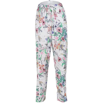 Pants (White, Multicolored) from Six Ames Polyester