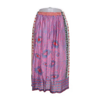 Skirt (Pink, Multicolored) from Me369 Viscose