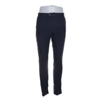 Chinos (Blue) from John Henric Cotton, Elastane, Linen, Polyester