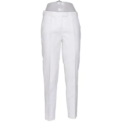 Suit pants (White) from Trussardi Jeans Cotton, Elastane, Polyester