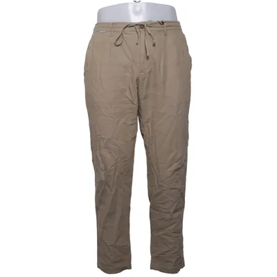 Chinos (Beige) from Mr Marvis Linen, Organic cotton
