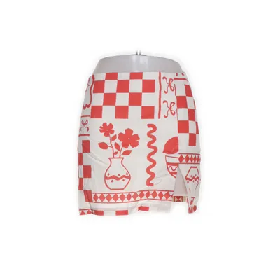 Skirt (BRK1402-9) from Bailey Rose Cotton, Polyester, Viscose