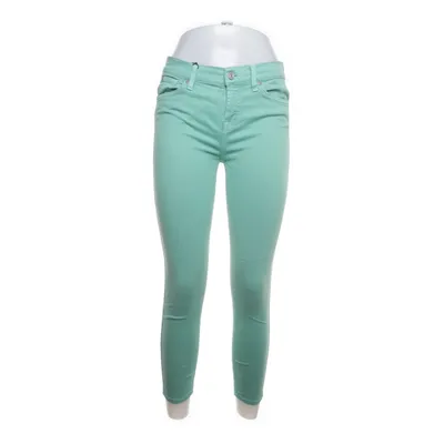 Broek (Groen) van For all 7 Mankind Elastaan, Katoen