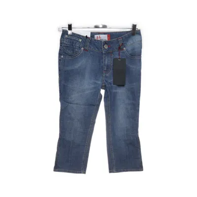 Trekvartsbyxor (Blå) från Sweden Bomull, Elastan