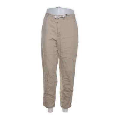 Broek (Beige) van Mango Katoen, Linnen, Polyester