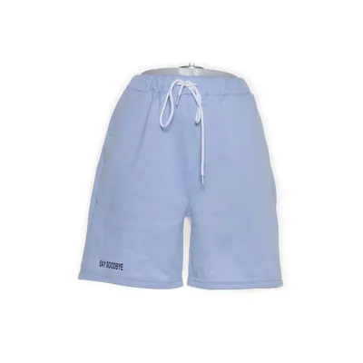 Freizeitshorts (Blau) von Shein Baumwolle, Polyester