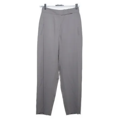 Kostuumbroek (Grijs) van Topshop Polyester, Wol, Viscose