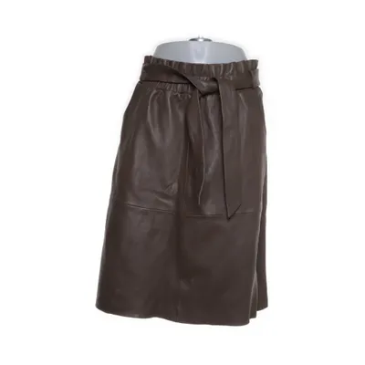 Läderkjol (Brun) från Dante 6 Polyester, Skinn