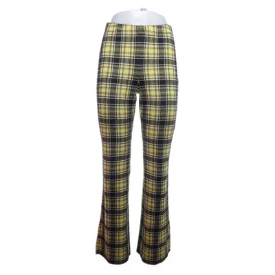 Bukser (Gul, Flerfarvet) fra Divided by H&M Elastan, Polyester, Viscose