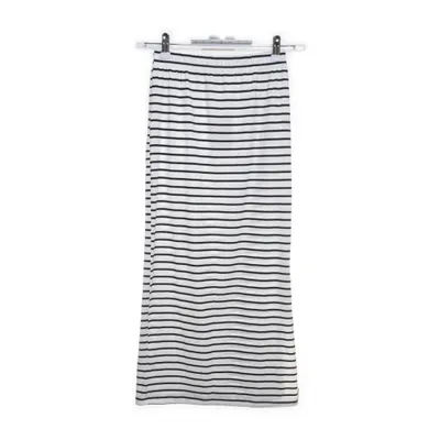 Maxi skirt (White, Black) from Shein Elastane, Polyester, Viscose