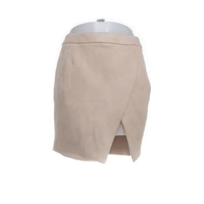 Skirt (Beige) from Hannalicious x NA-KD Polyester, Elastane, Faux suede
