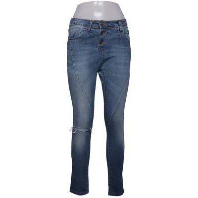 Jeans (Blå) fra Please Vintage Glam Bomuld, Elastan