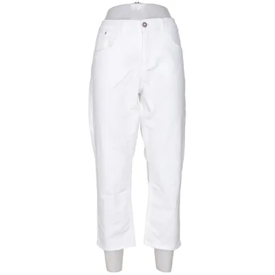 Jean (Blanc) de Cream Coton, Élasthane, Polyester