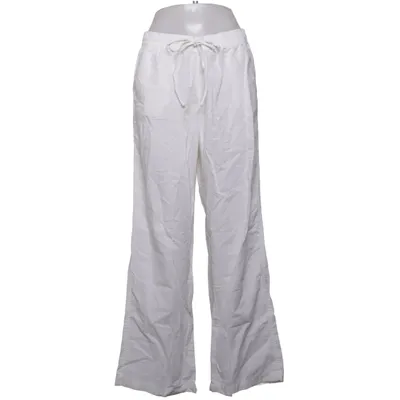 Palazzo pants (White) from H&M Linen, Cotton