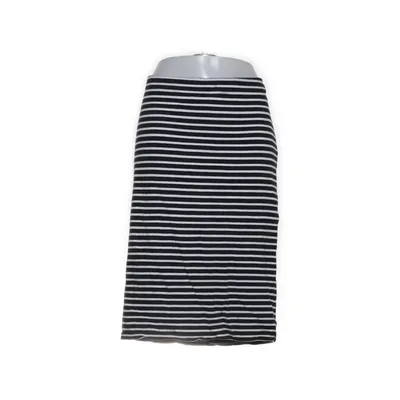 Pennkjol (Svart, Vit) från H&M Basic Bomull, Elastan