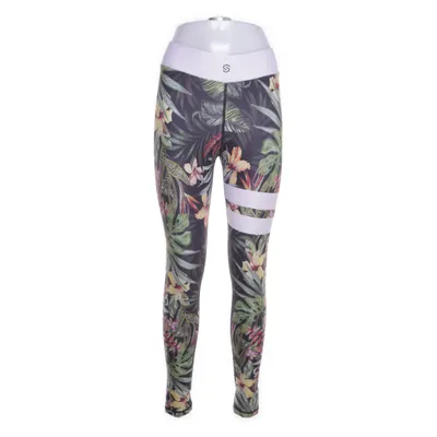 Sports tights (White, Multicolored) from Stronger Polyester, Elastane