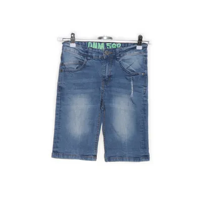 Short en jean (Bleu) de Yigga Coton, Élasthane, Polyester