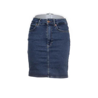 Jeanskjol (Blå) från Denim Rebel Bomull, Elastan