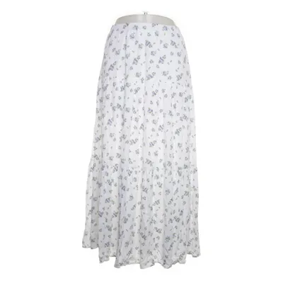 Jupe longue (Blanc, Multicolore) de Stradivarius Polyester
