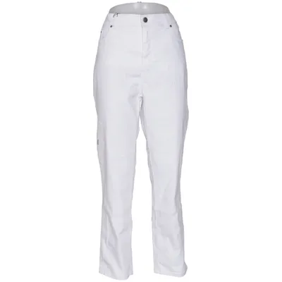 Jeans (Vit) från Dora Bomull, Elastan, Polyester
