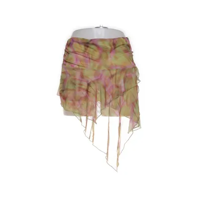 Strandnederdel (Grøn, Flerfarvet) fra Bershka Elastan, Polyester