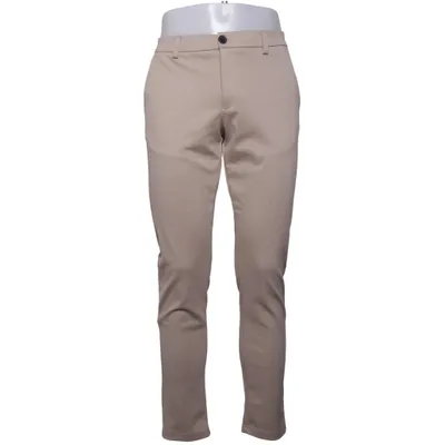 Chinos (Beige) from The Relaxed Tee Elastane, Polyester, Viscose