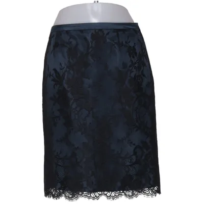Rok (Zwart, Blauw) van Laurèl Polyamide, Zijde, Viscose, Wol