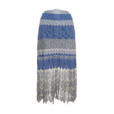 Kjol (Blå, Vit) från Sandro Paris Elastan, Polyamid, Viskos