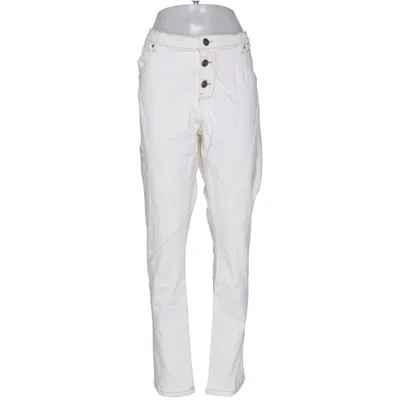 Jeans (Vit) från DeVal Woman Bomull, Elastan