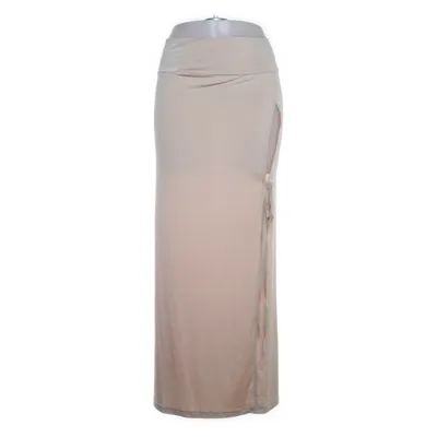 Långkjol (Beige) från Teddy Elastan, Polyester