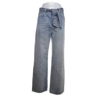 Spijkerbroek (Blauw) van Ba&sh Katoen, Polyester