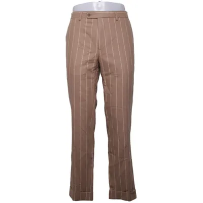 Jakkesætsbukser (Cashmere Pinstripe Suit Trs) fra Morris Heritage Kashmir, Bomuld, Polyester, Uld