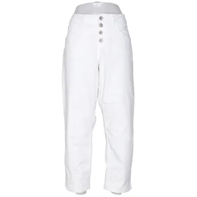 Jean (Blanc) de Cream Coton, Élasthane, Polyester