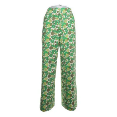 Palazzobyxor (Vit, Flerfärgad) från Mango Bomull, Elastan, Polyester