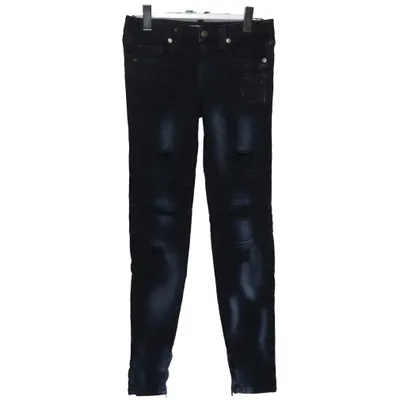 Jeans (Svart) från Los Angeles Bomull, Elastan