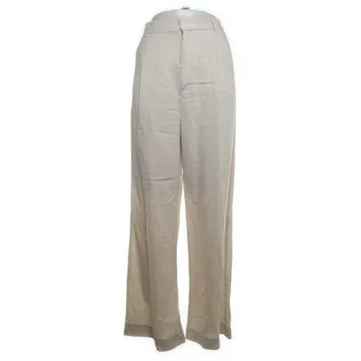 Palazzo broek (Beige) van Gestuz Linnen, Lyocell, Viscose