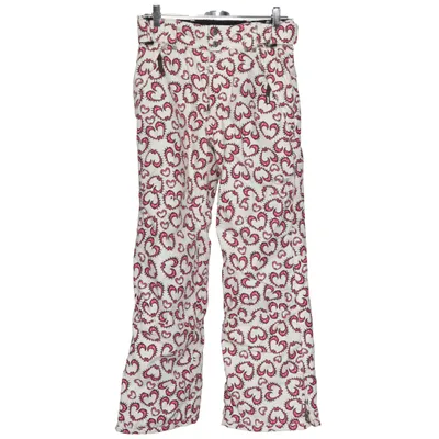 Snow pants (White, Red) from Stuf Polyamide, Polyester