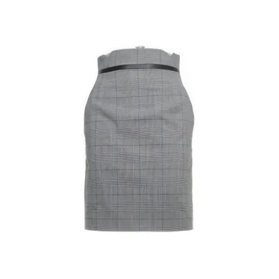 Pencil skirt (Gray) from Karen Millen Elastane, Polyester, Polyurethane, Wool