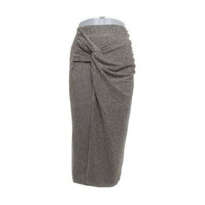 Wrap skirt (Gold, Gray) from Vie Ta Vie Metallic fiber, Polyester