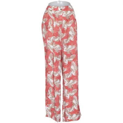 Palazzo broek (Rood, Wit, Bruin, Meerkleurig) van Hugo Boss Katoen, Cupro, Viscose